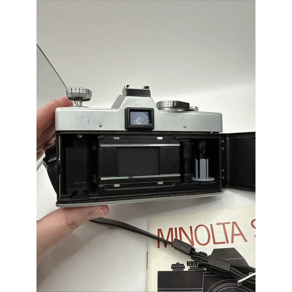 Minolta SRT‎ 101 SLR 35mm Film Camera & Case With MC Rokkor-PF f=58mm 1:1.4 Lens